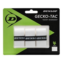Overgrip Dunlop D TAC GECKO-TAC OVERGRIP WHITE 3PCS